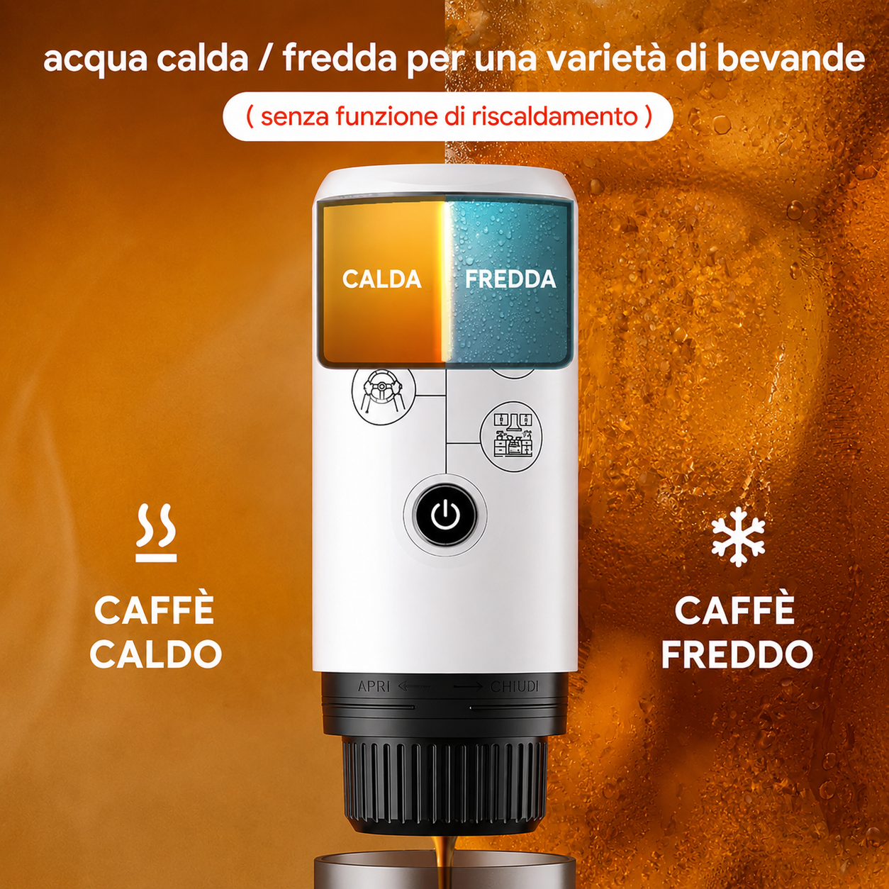 Macchina per caffè espresso portatile 2600 mAh